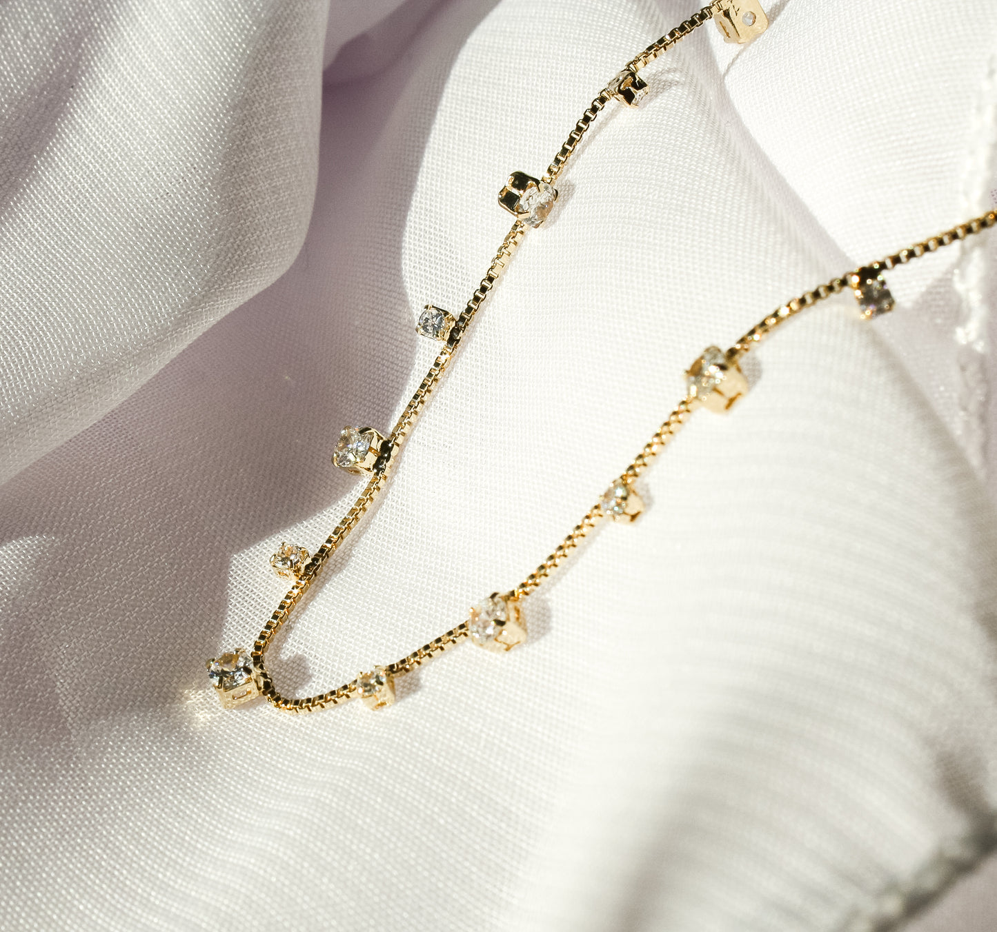 Annika Shimmer Necklace (18K Gold Filled)