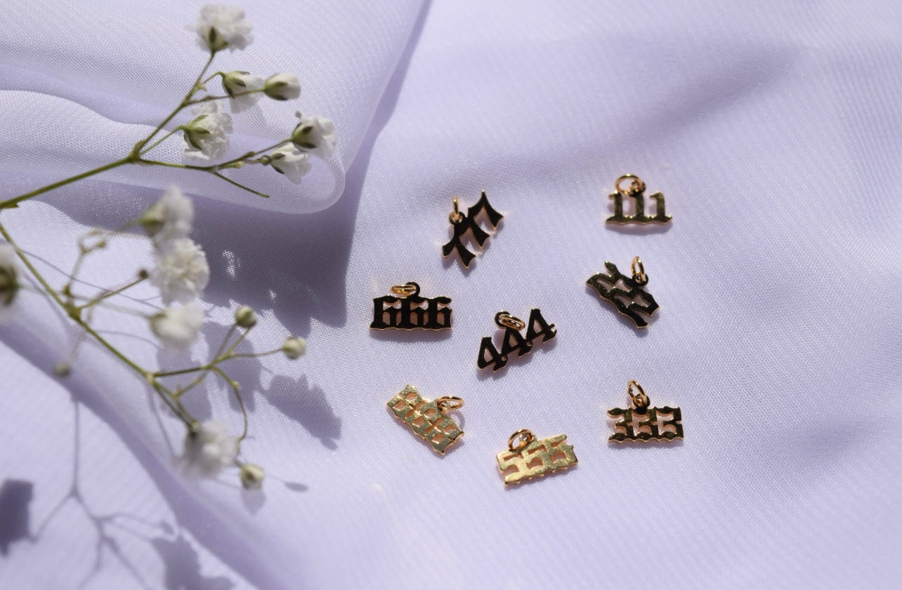 Angel Number Charms (24k Gold Filled)