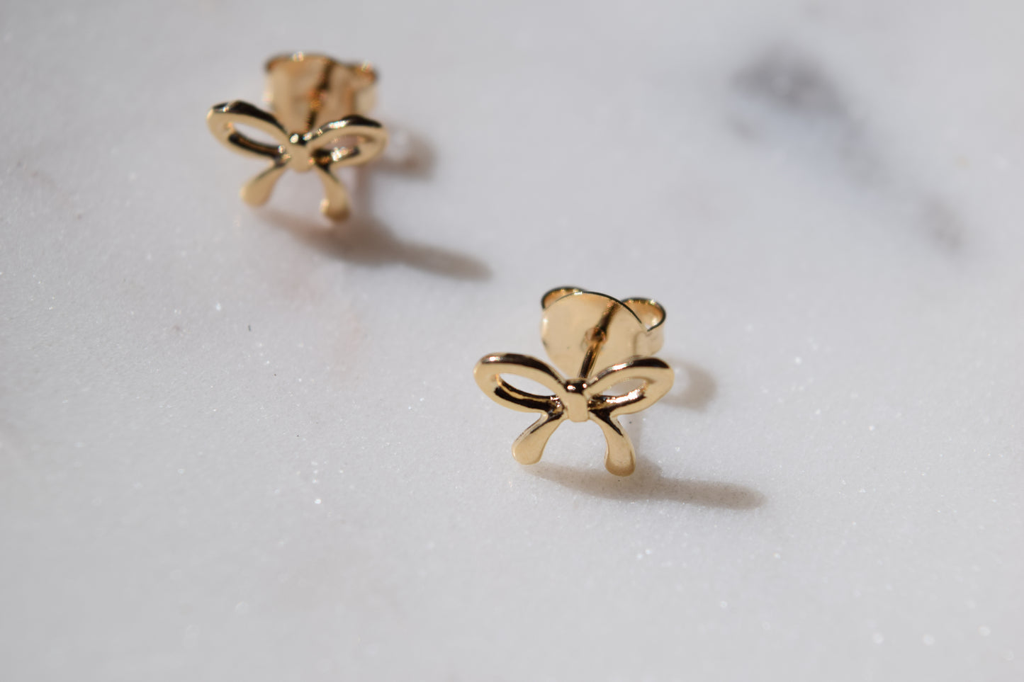 Selene Bow Studs (18K Gold Filled & Silver)