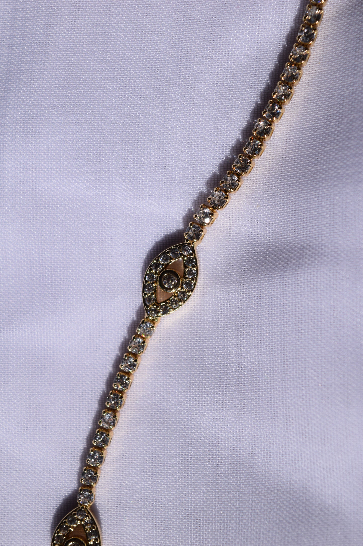 Evil Eye Bracelet (18K Gold Filled)