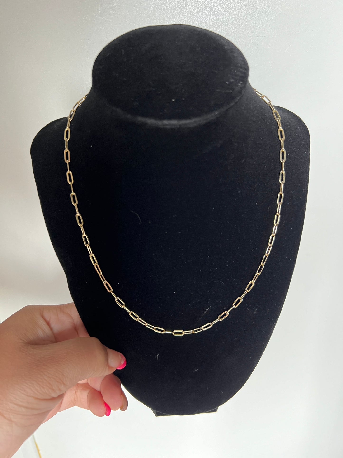 Paperclip Chain (18K Gold Filled)