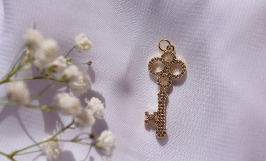 Key Charm Gold Filled