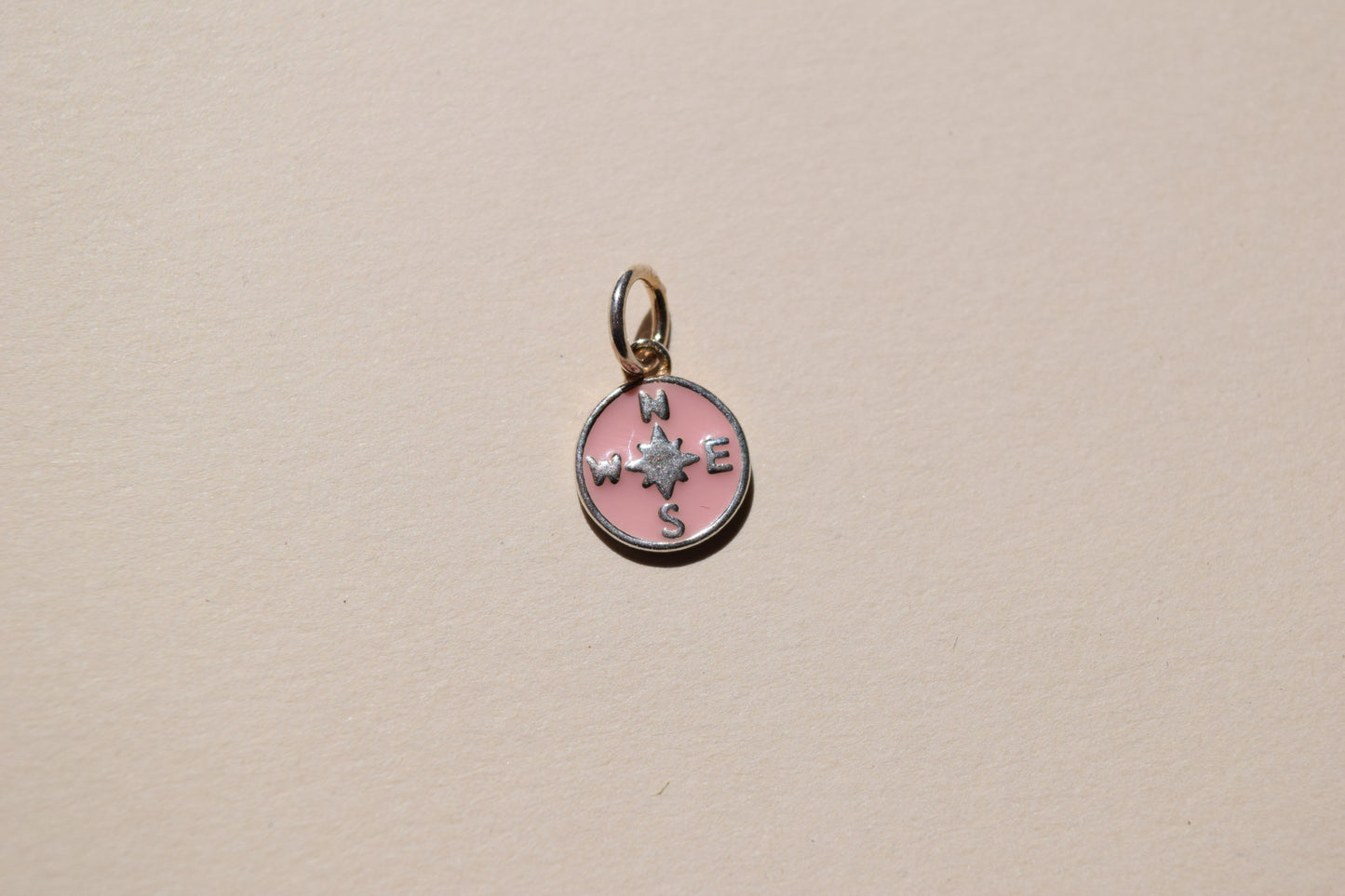 Compass Charm (Silver)