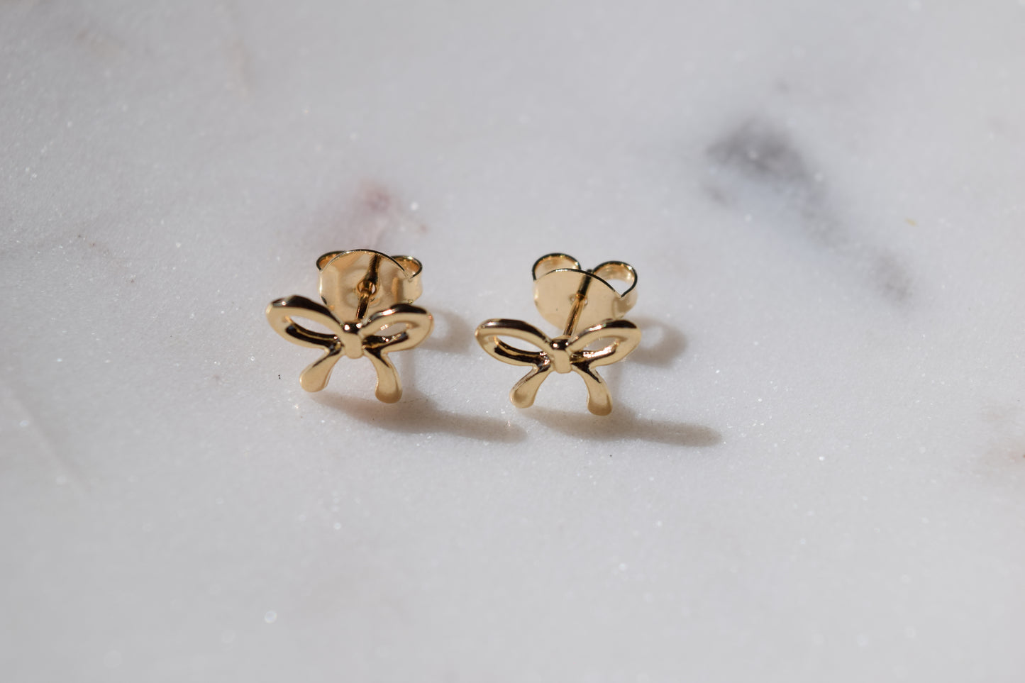 Selene Bow Studs (18K Gold Filled & Silver)