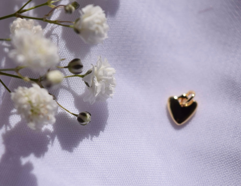 Mini Heart Charm Gold Filled