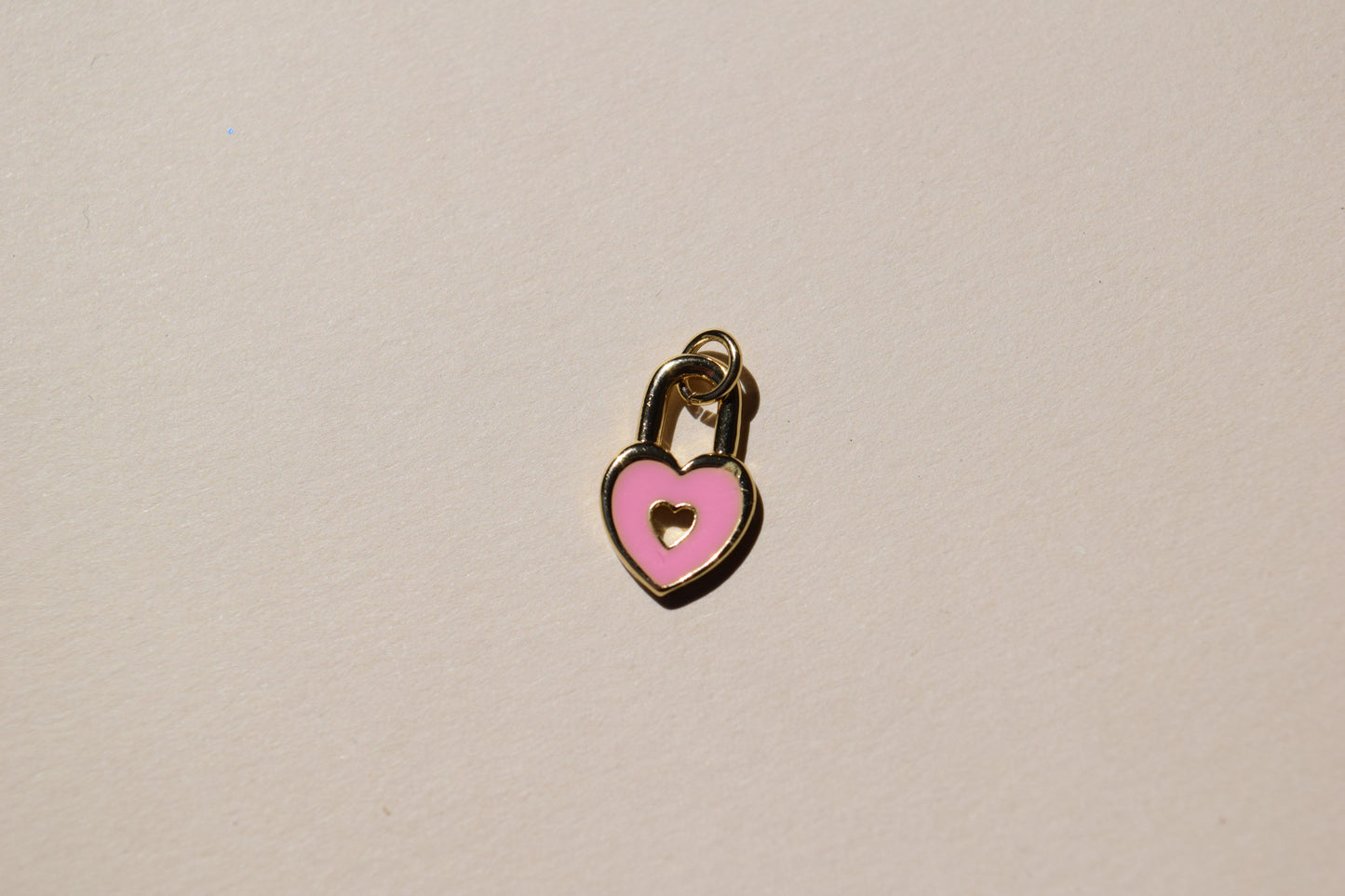 Locket Heart Charm Gold Filled