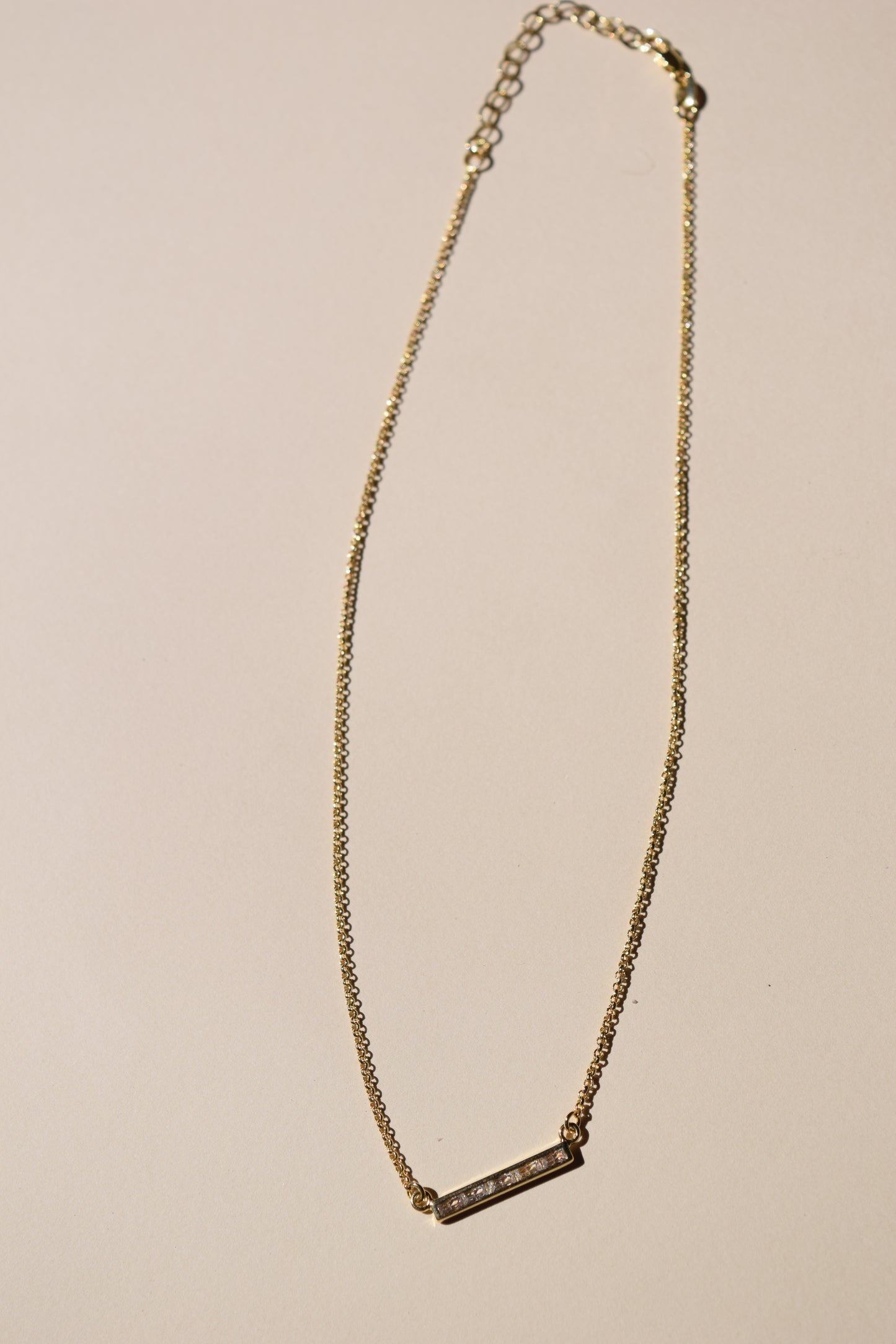 Kamilah Bar Necklace (18K Gold Filled)