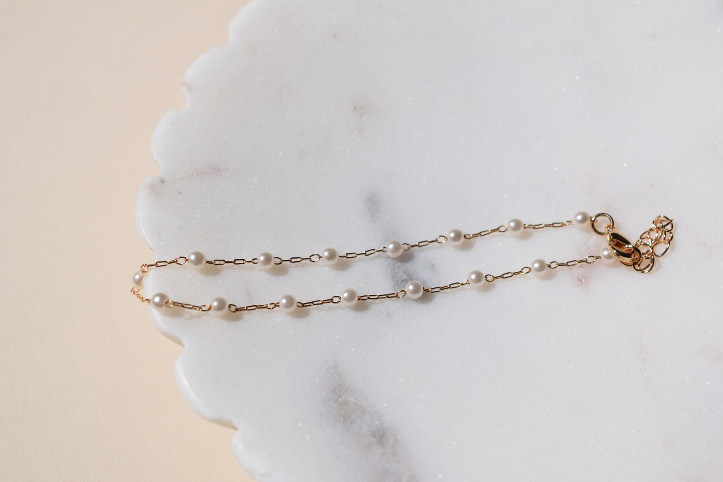 Audrey Pearl Bracelet (18K Gold Filled)