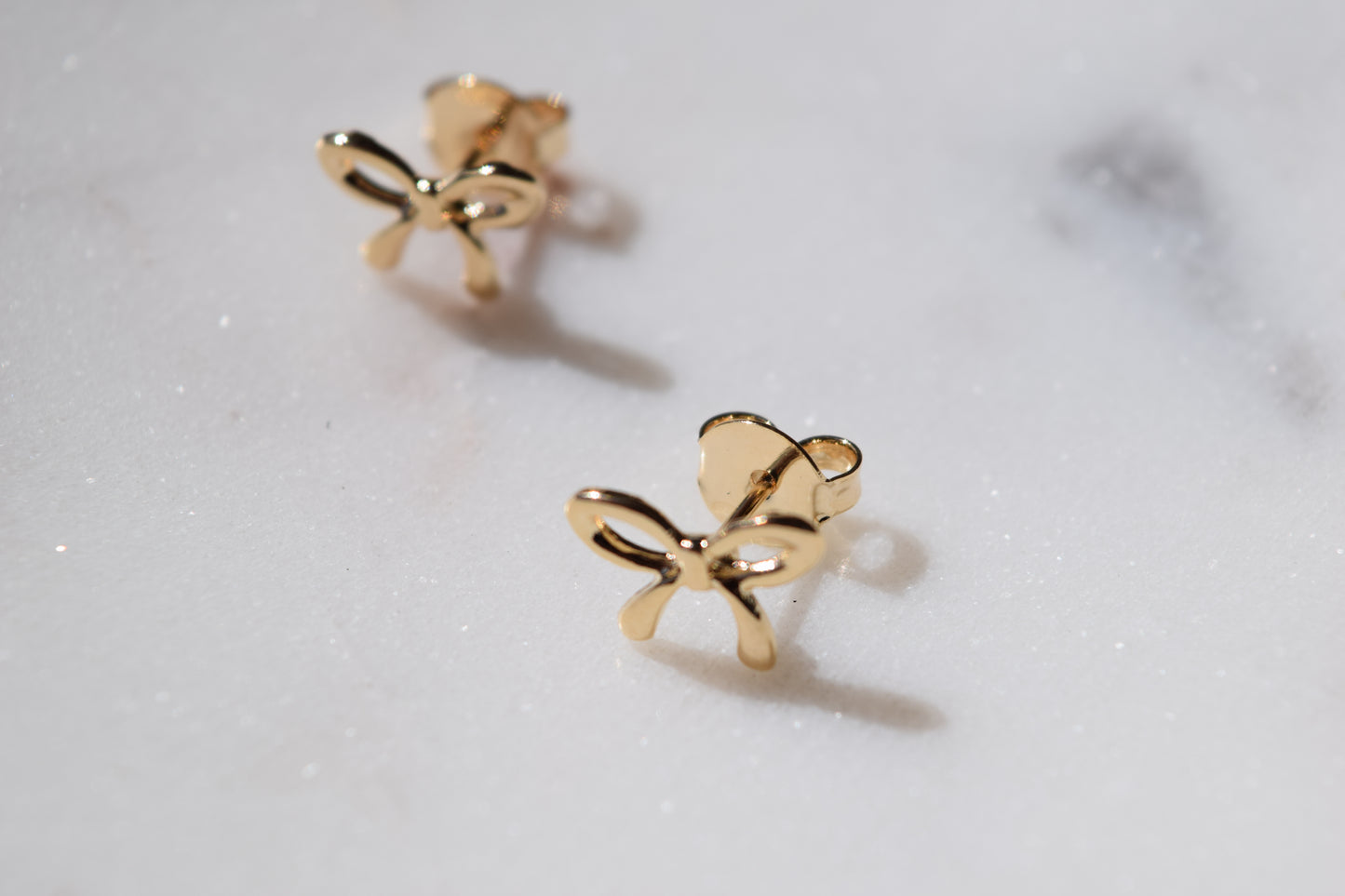 Selene Bow Studs (18K Gold Filled & Silver)