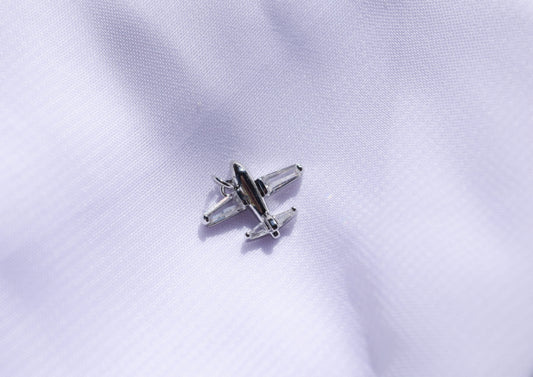 Airplane Silver Charm