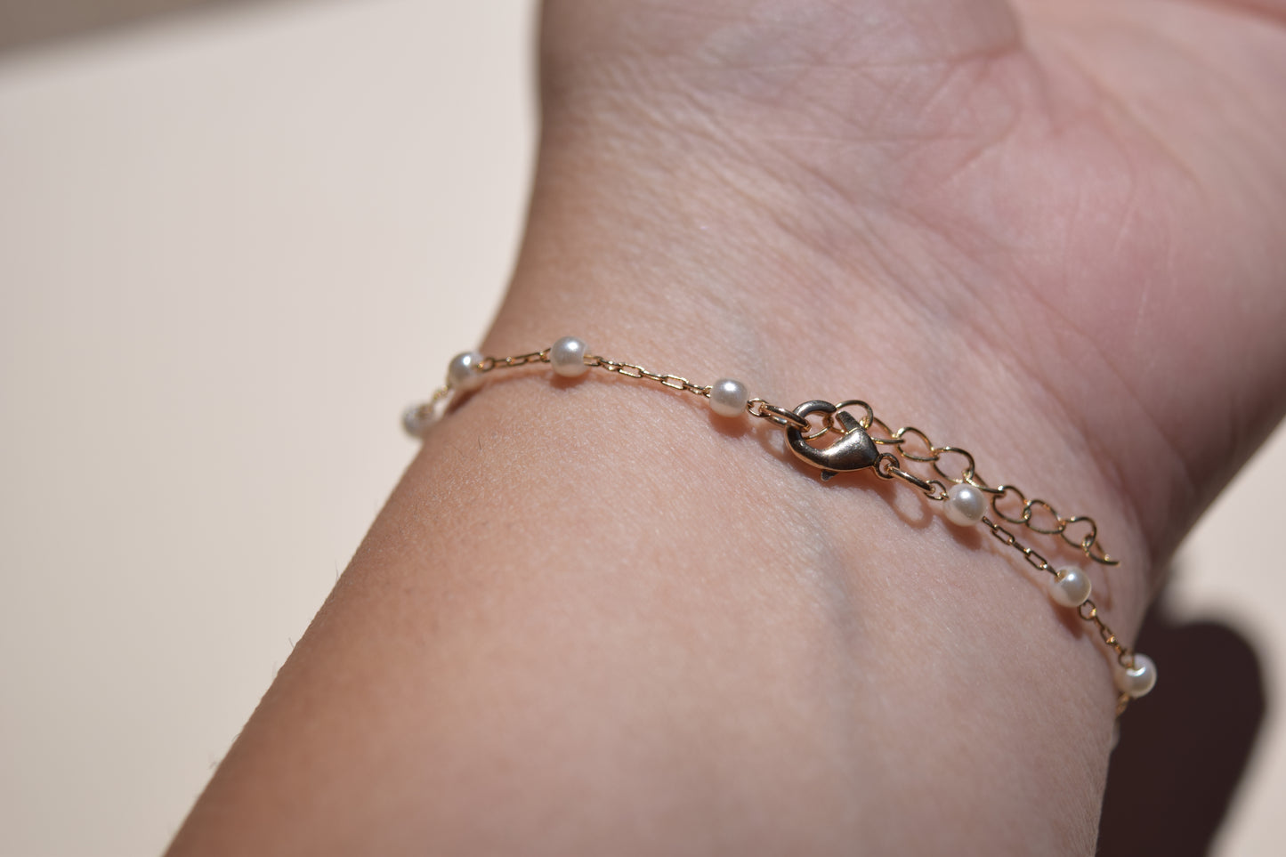 Audrey Pearl Bracelet (18K Gold Filled)