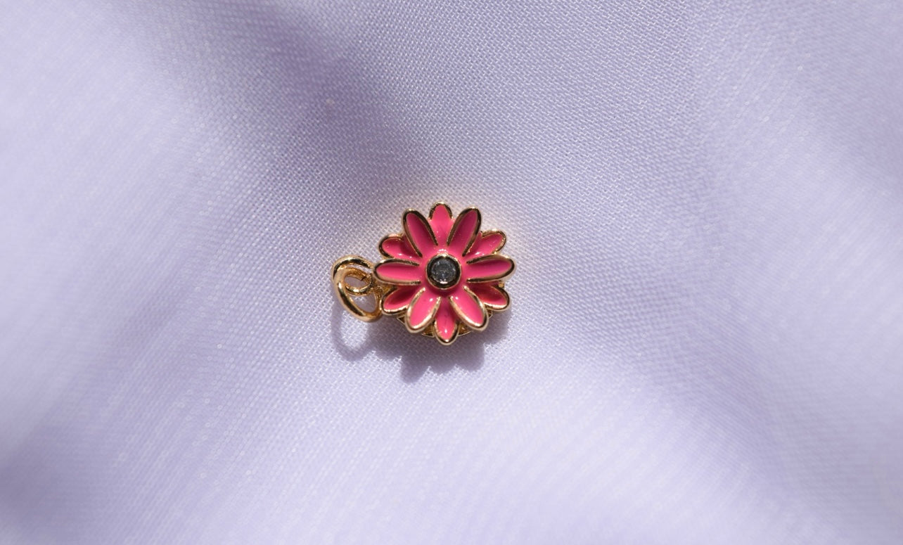 Flower Charm Gold Filled