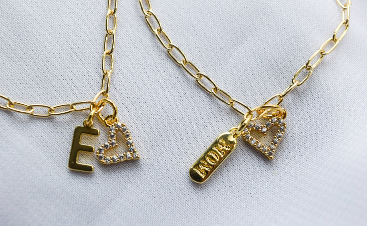 Mommy & Me Bracelet Set (18k Gold Filled)