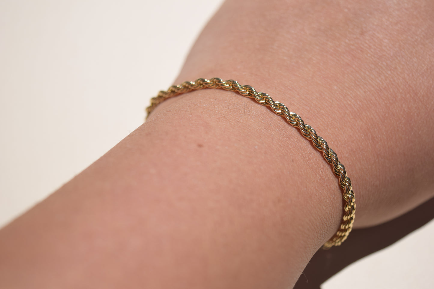 Amanda Rope Bracelet (18K Gold Filled)