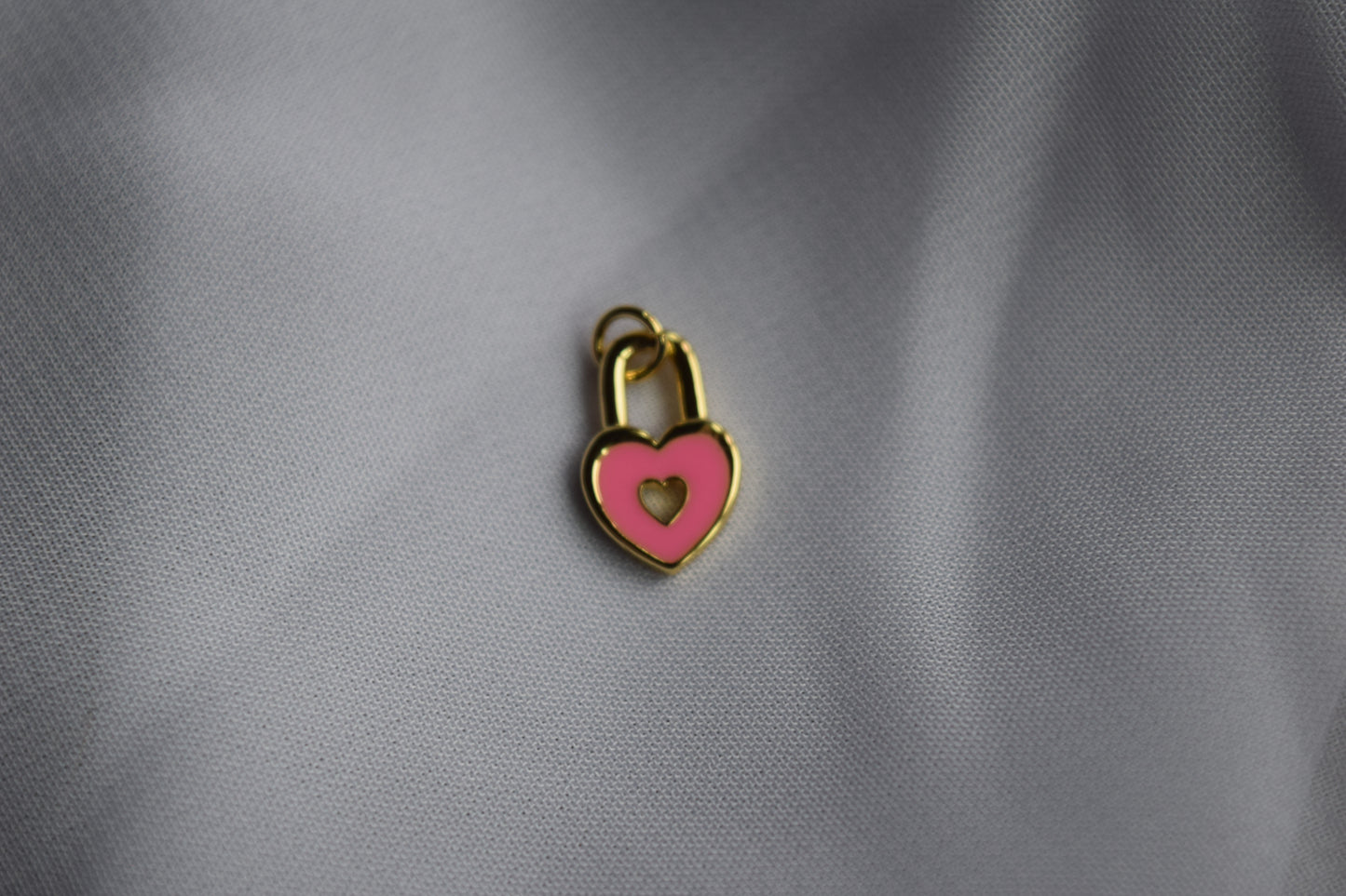 Locket Heart Charm Gold Filled