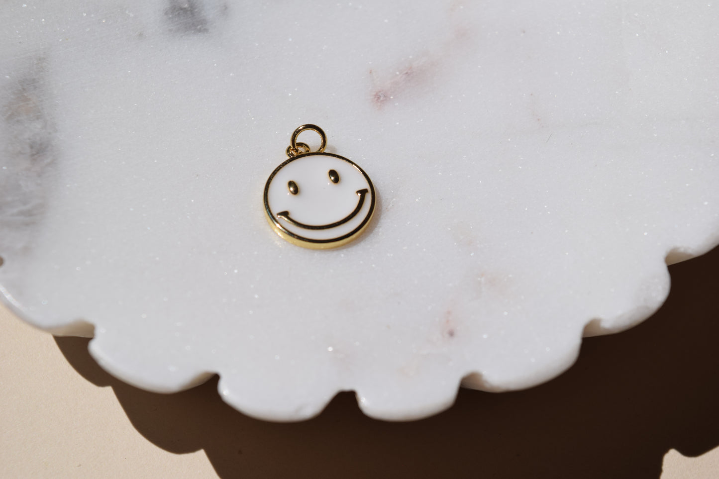 Big Smiley Face Charm