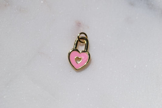 Locket Heart Charm Gold Filled