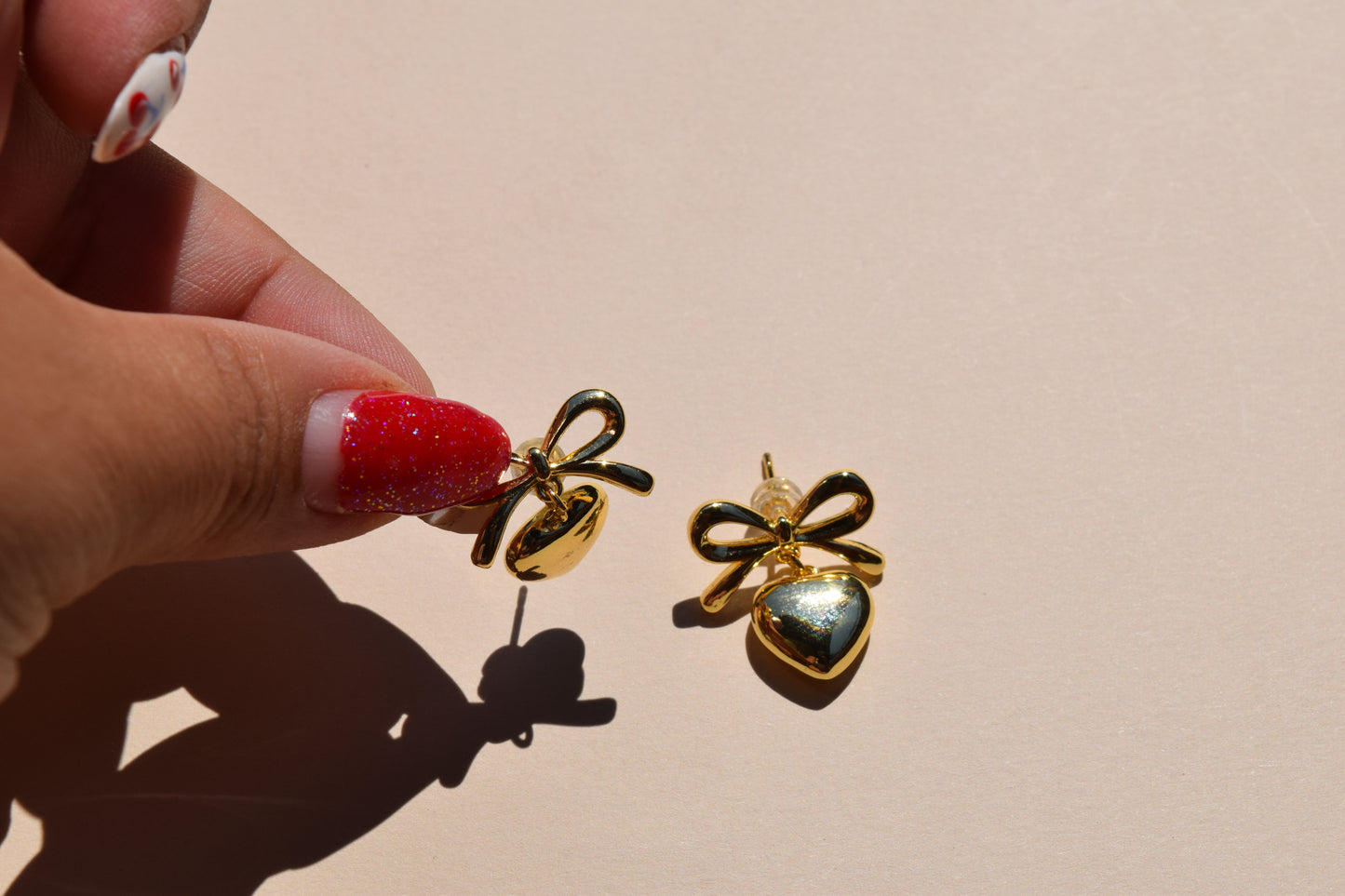 Quincee Bow Earrings (18K Gold Filled)