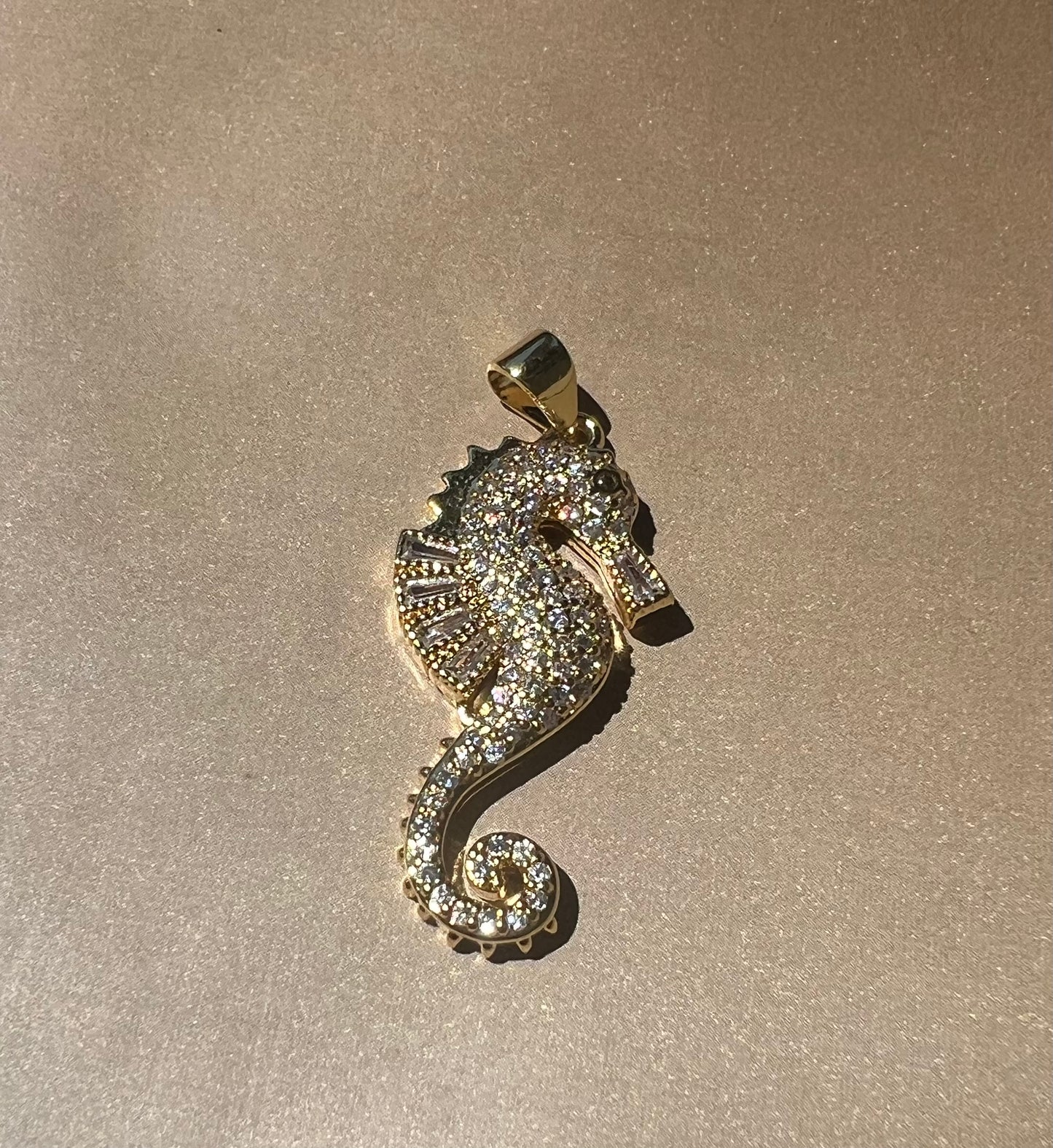 large sea horse charm