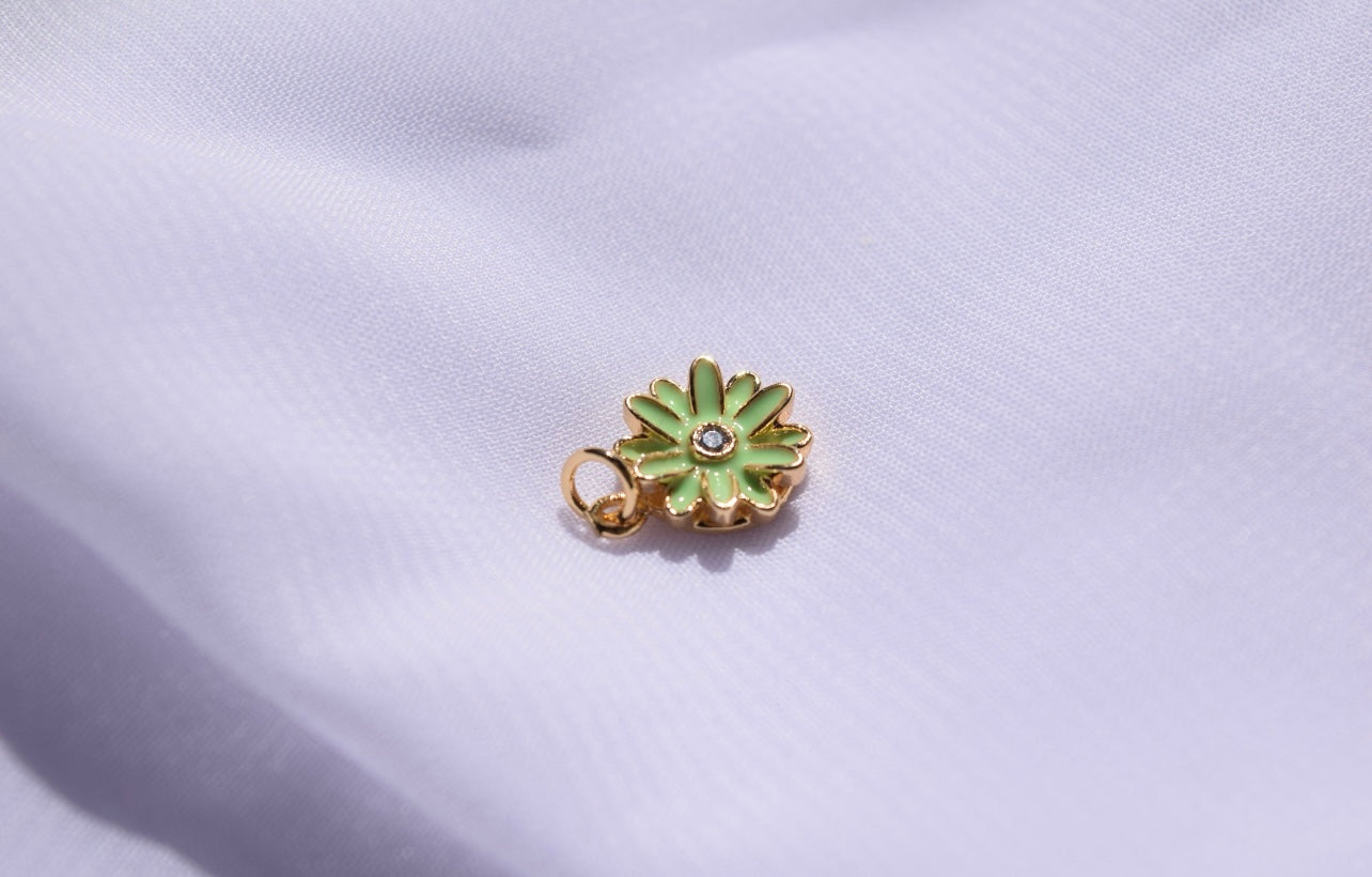 Flower Charm Gold Filled