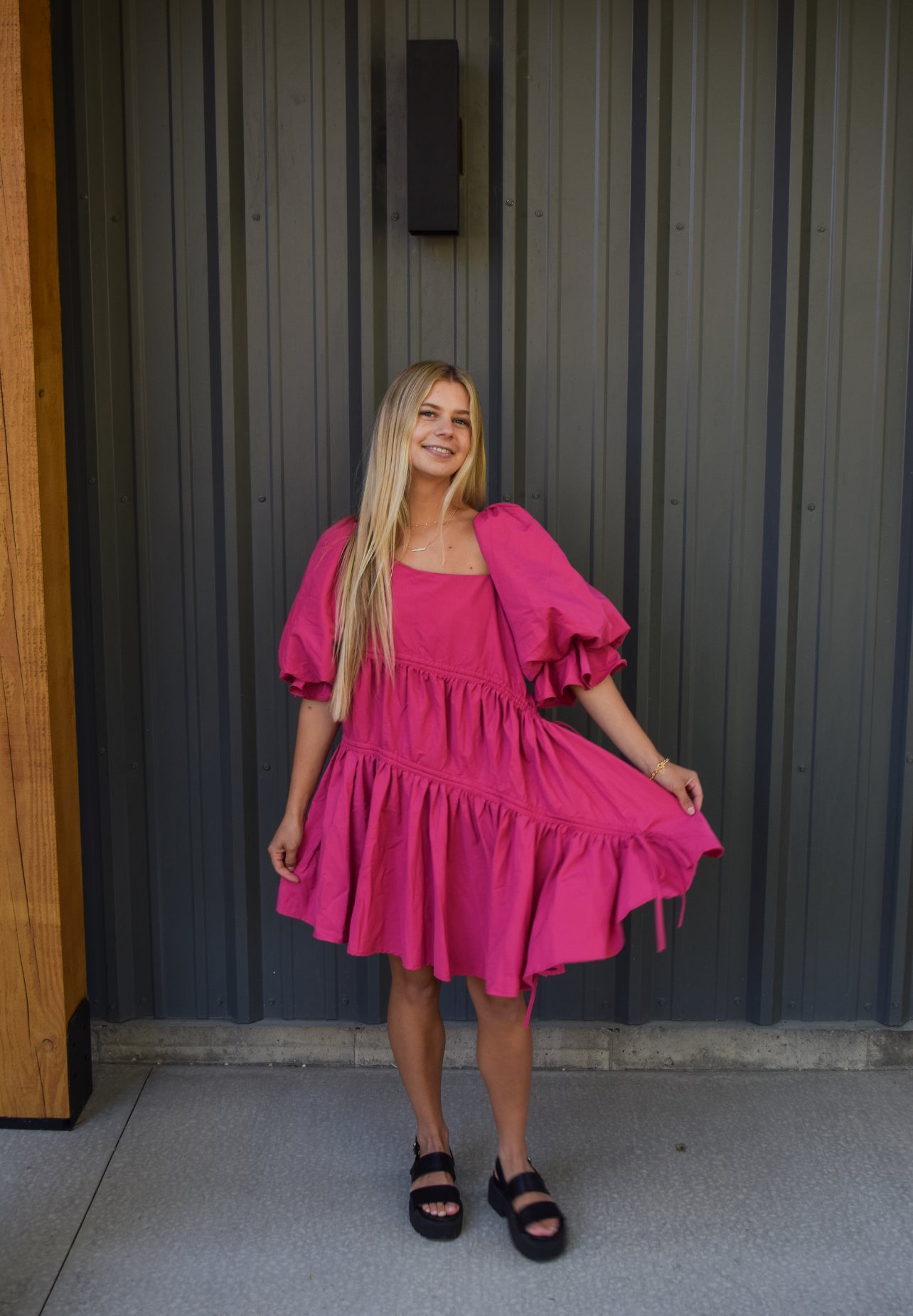 Barbie Pink Puff Dress