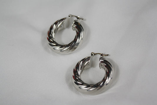 Bridgett Twisted Hoops