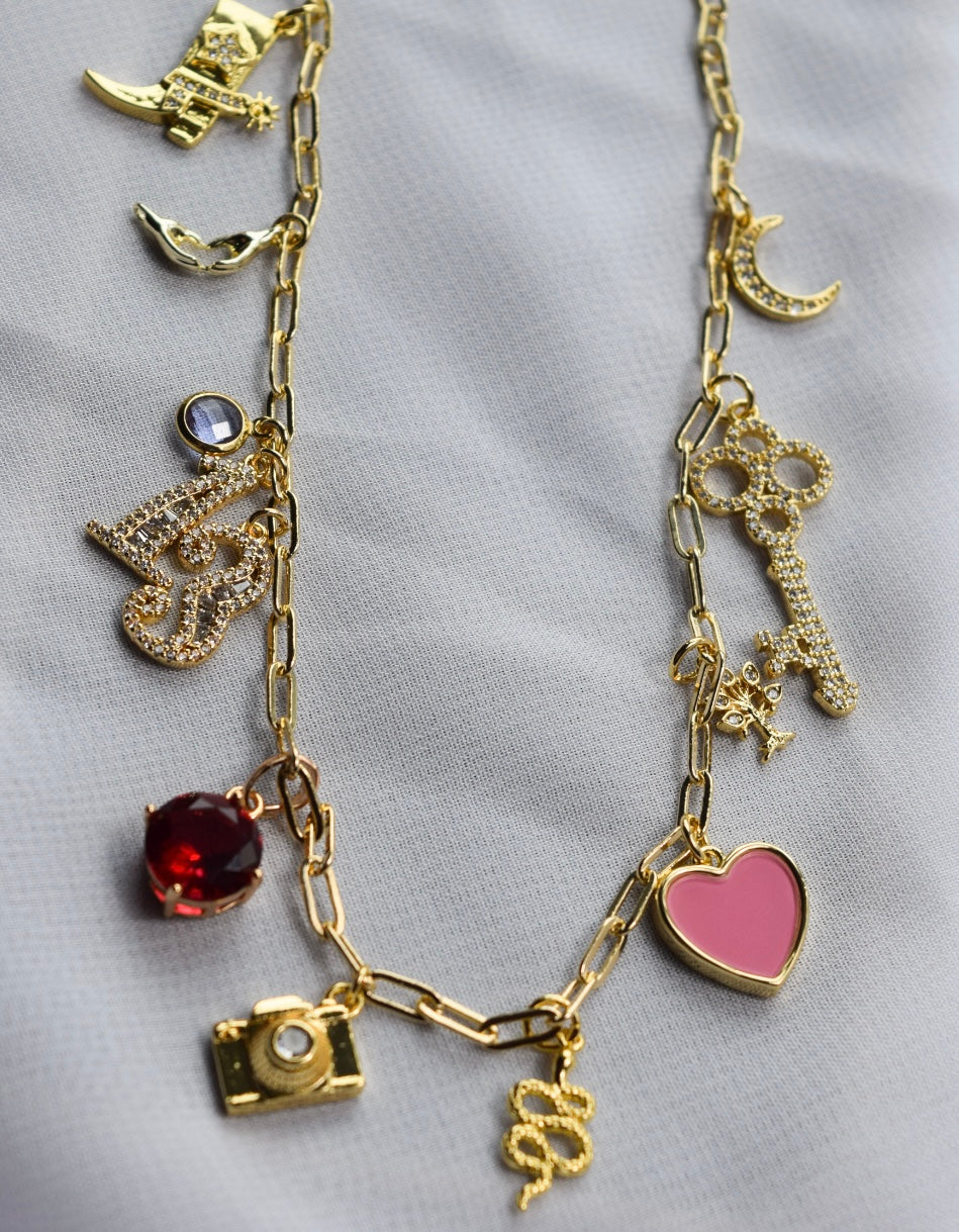 Taylor Swift Eras Charm Necklace (18k Gold Filled)