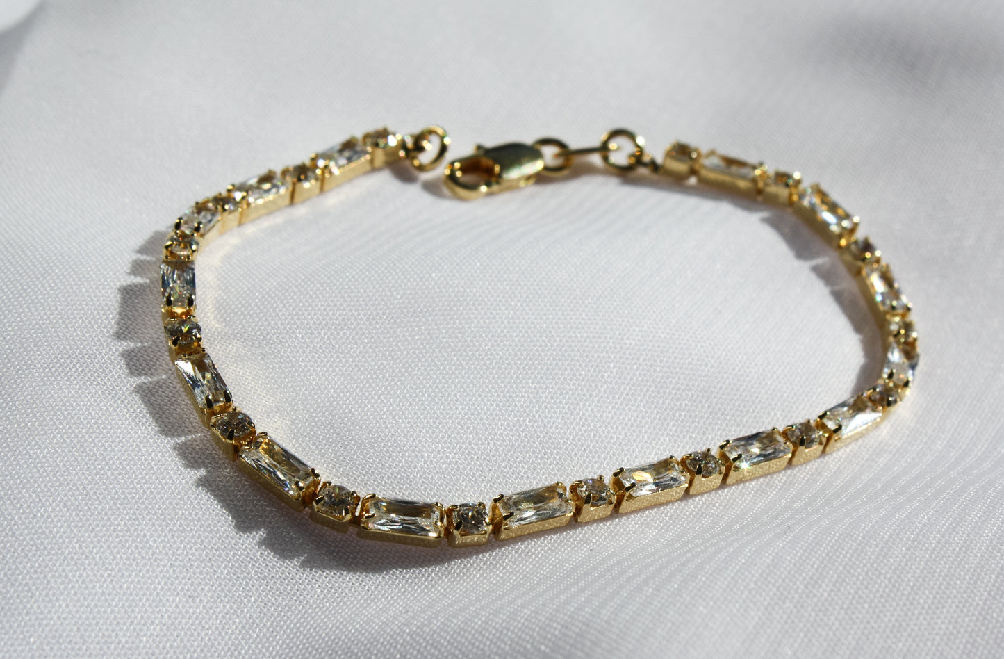 Genevieve Baguette Bracelet